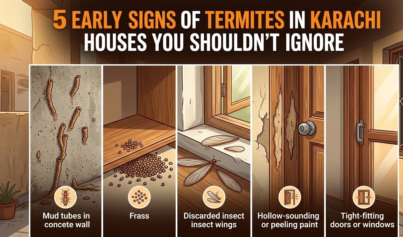 5 Early Signs of Termites in Karachi Houses You Shouldn’t Ignore