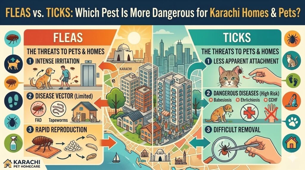 Fleas vs. Ticks: Which Pest Is More Dangerous for Karachi Homes and ...