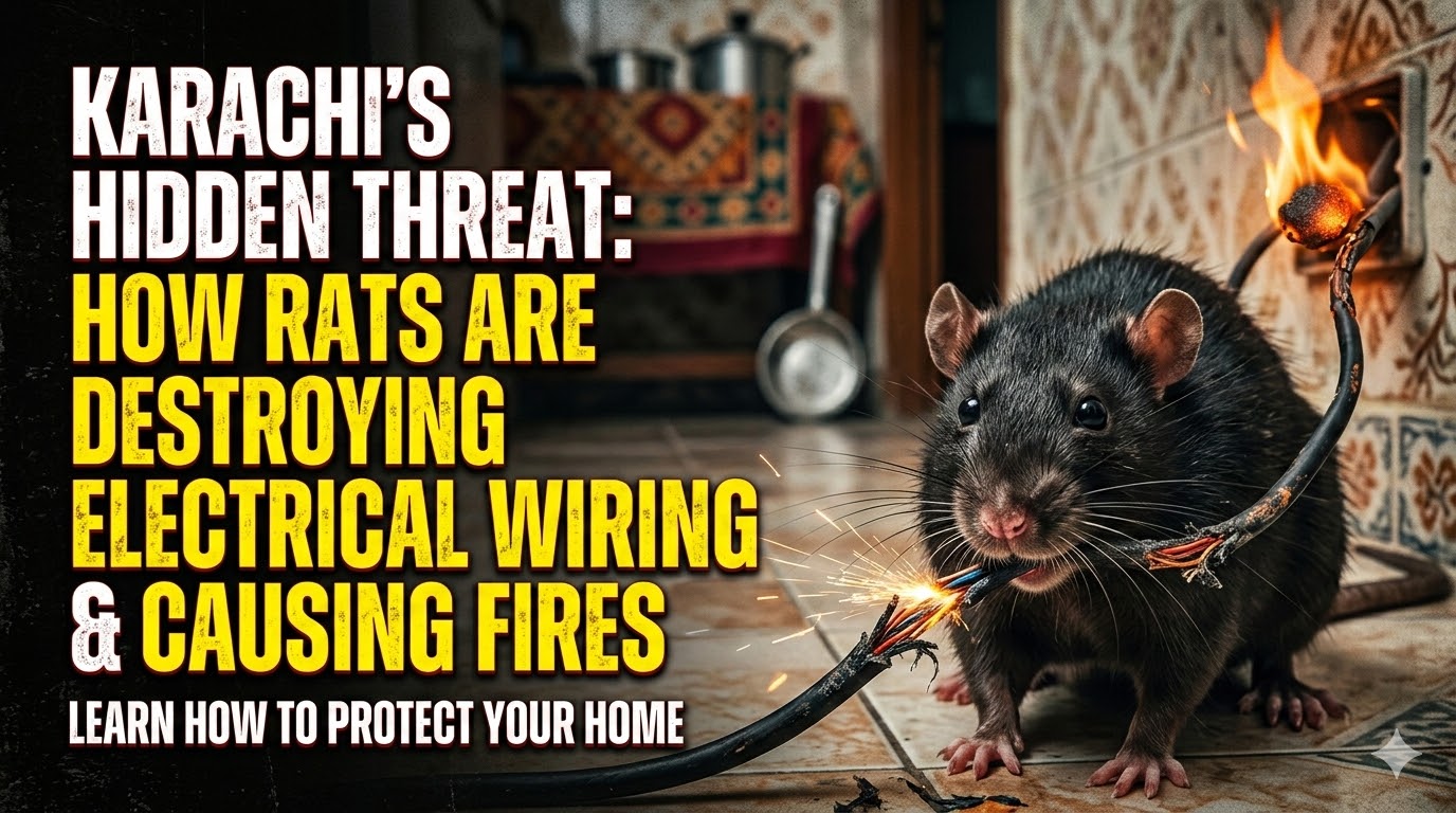 How Rats Are Destroying Electrical Wiring in Karachi Homes