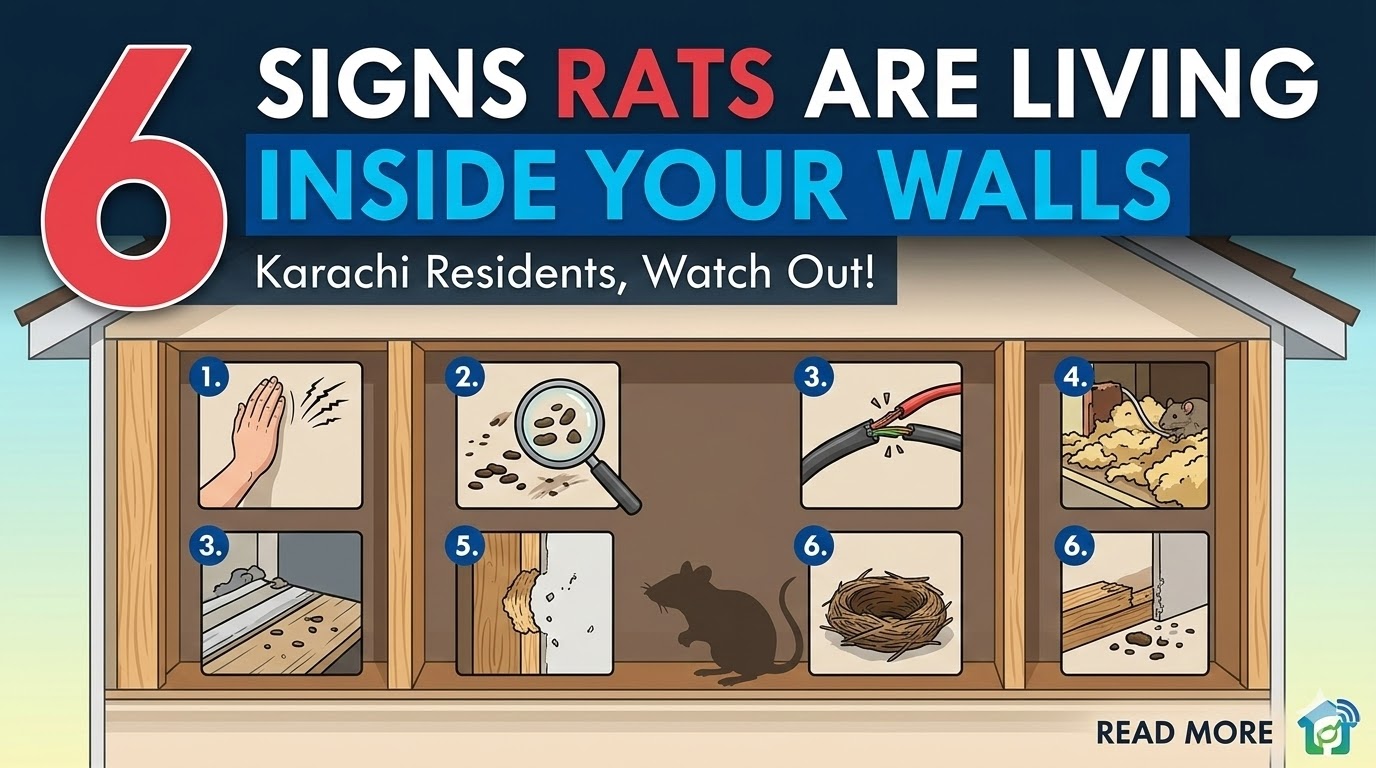 Karachi Residents: 6 Signs Rats Are Living Inside Your Walls