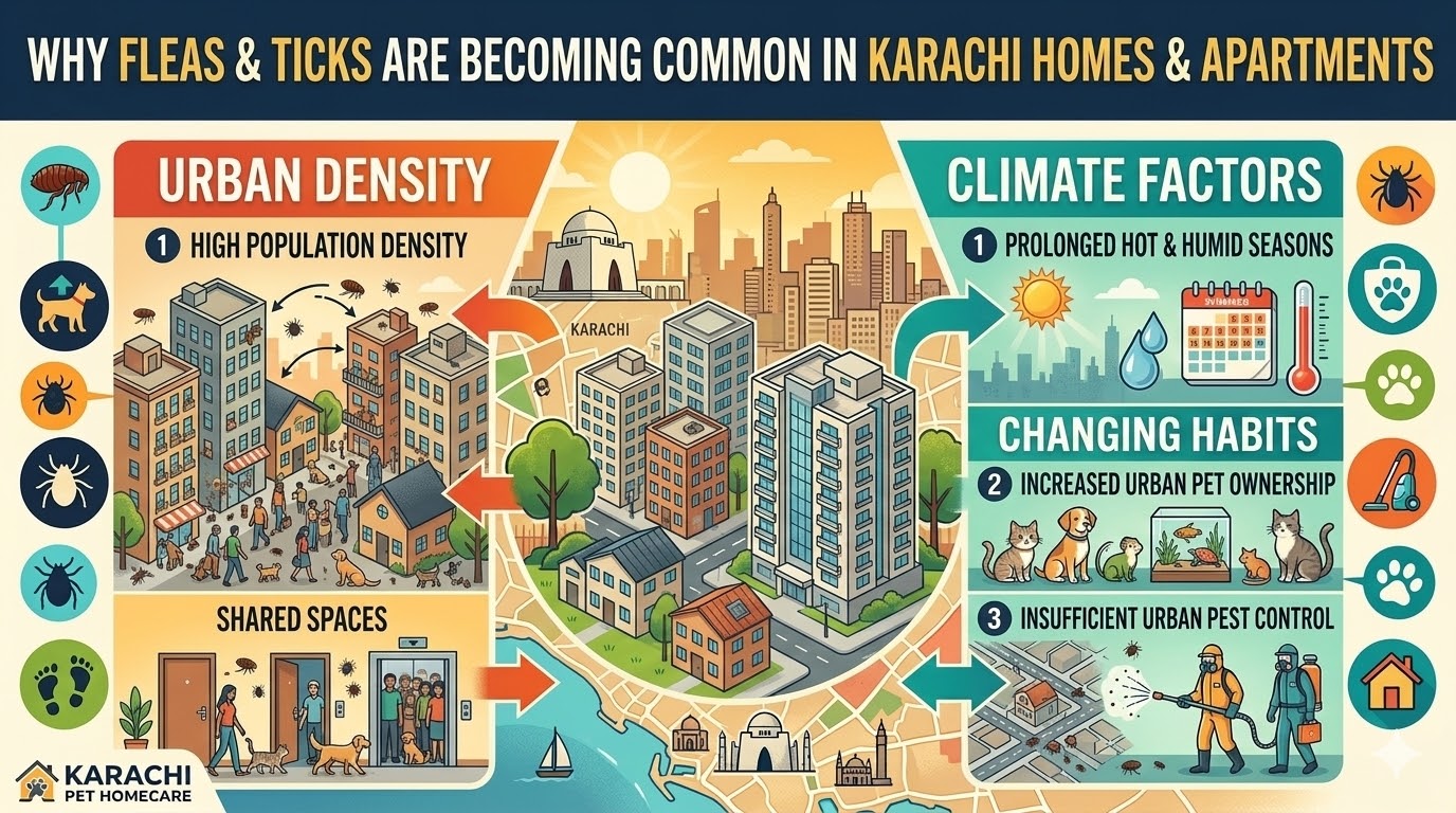 How Fleas and Ticks Enter Karachi Homes — Even If You Don’t Have Pets