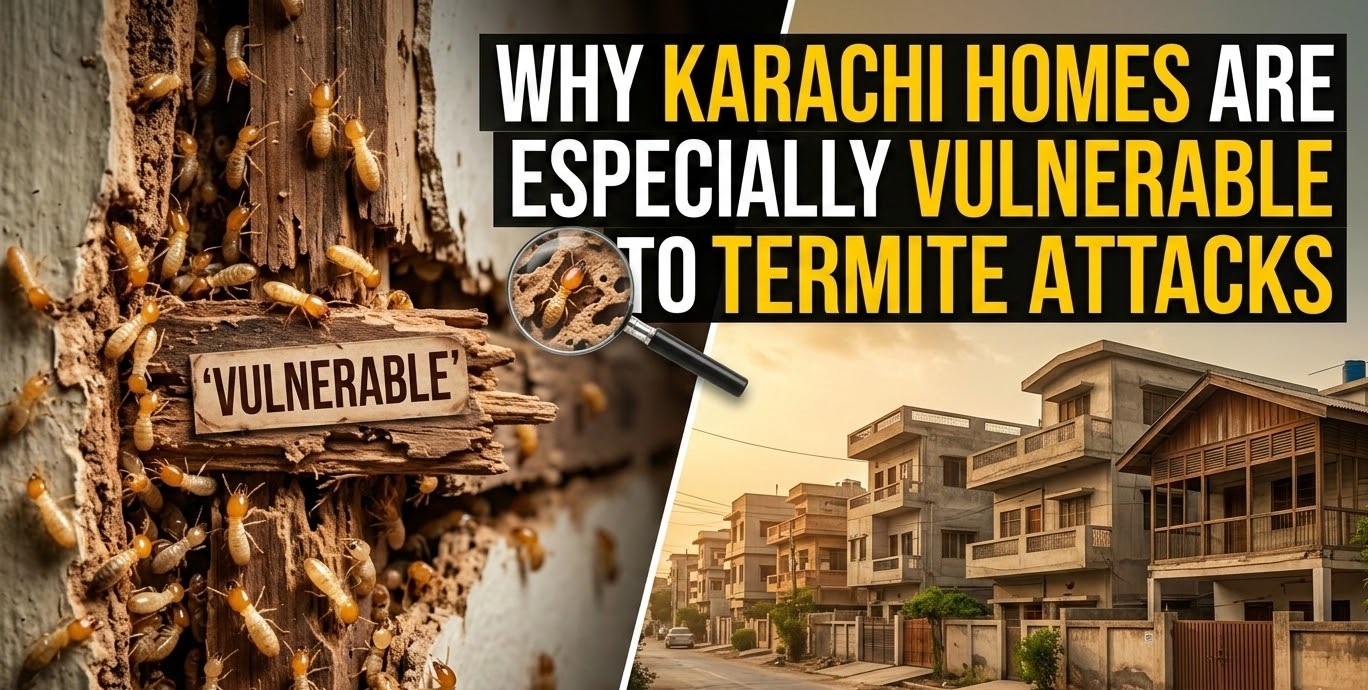 Why Karachi Homes Are Especially Vulnerable to Termite Attacks — And What to Do About It