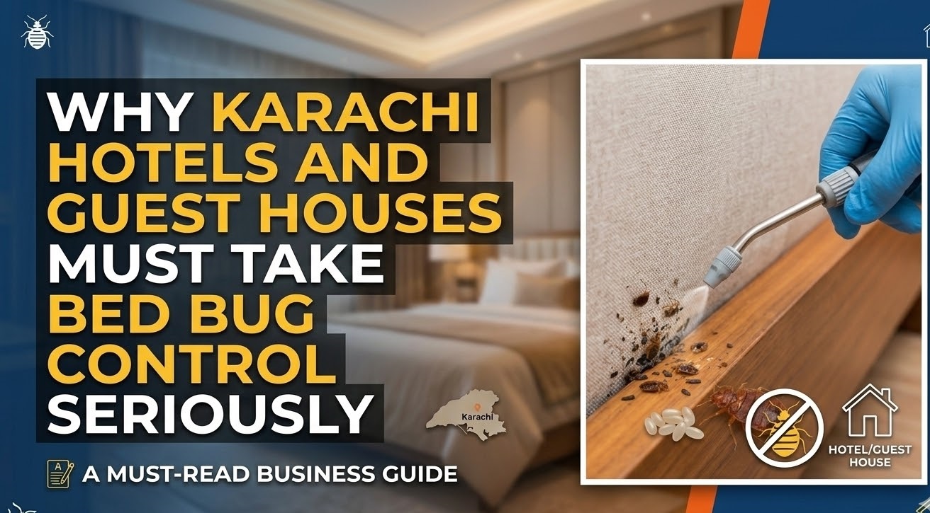 Why Karachi Hotels Take Bed Bug Control Seriously