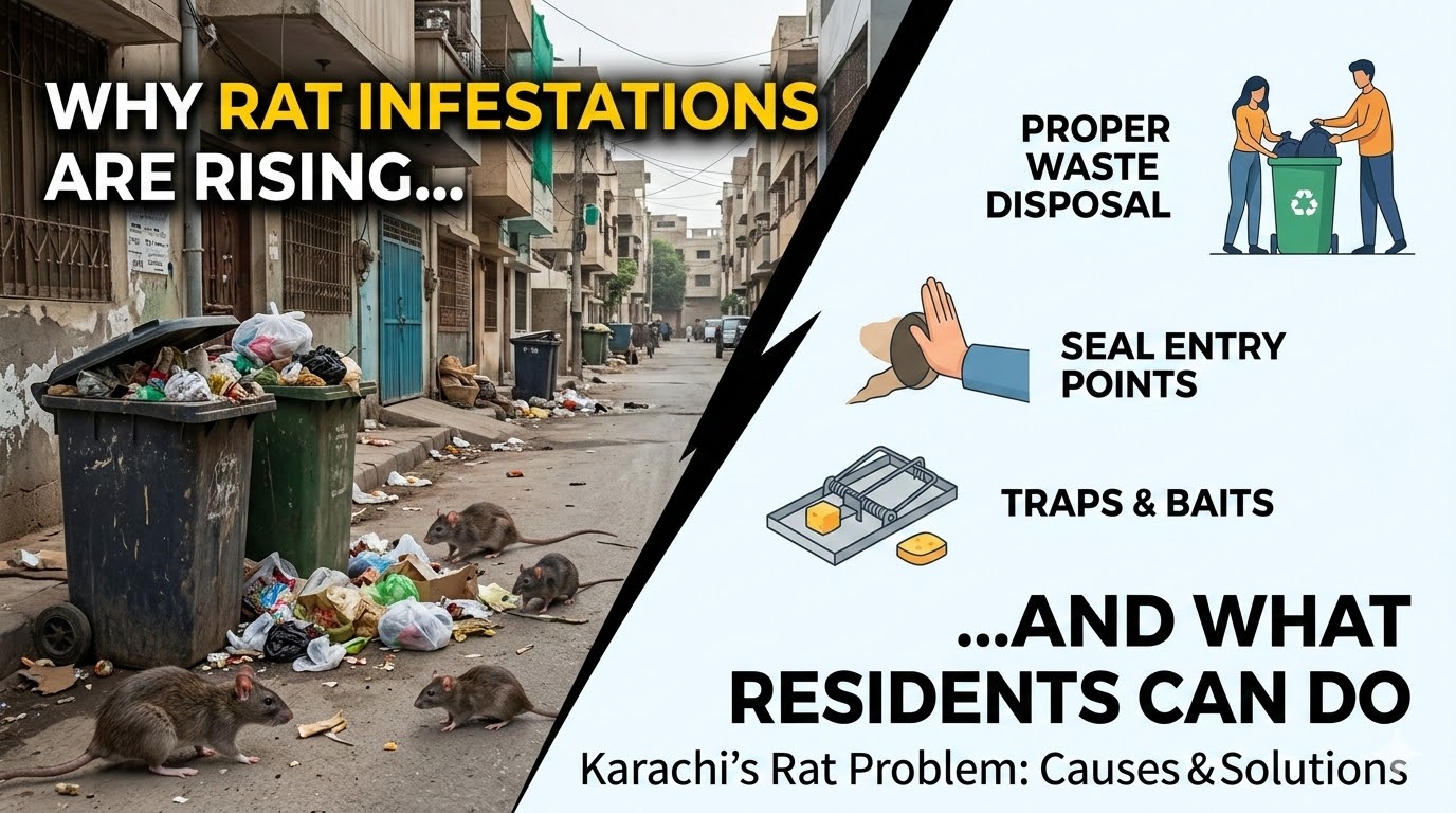 Why Rat Infestations Are Rising in Karachi’s Residential Areas — and What Residents Can Do