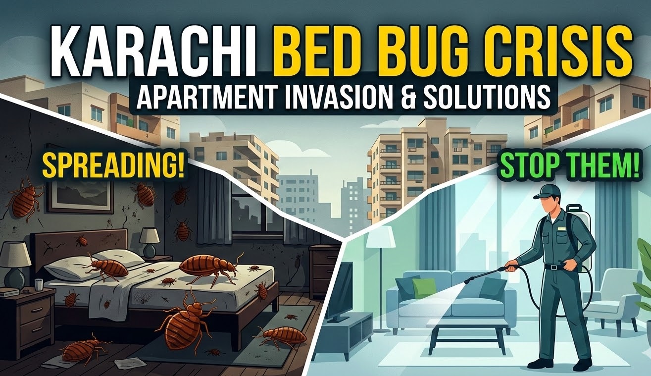 How Bed Bugs Are Spreading Across Karachi’s Apartment Buildings — And How to Stop Them