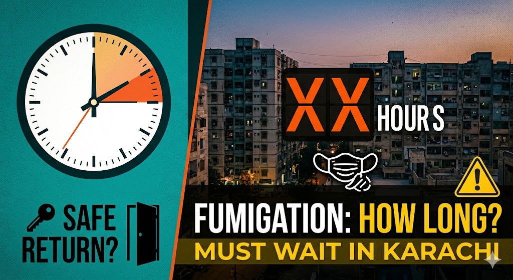 How Long Should You Stay Out of Your Home After Fumigation in Karachi?