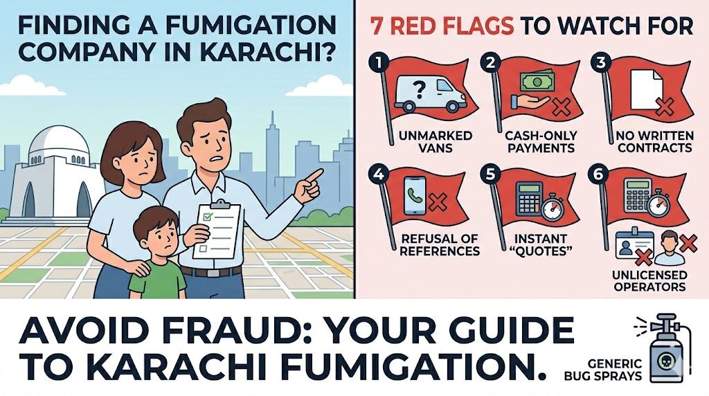 How to Choose a Fumigation Company in Karachi: 7 Red Flags to Watch For
